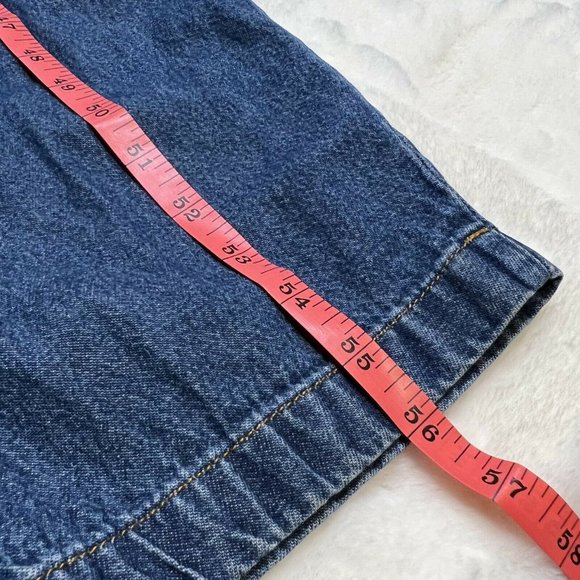 Announcements Maternity Denim Overalls Women’s Size Medium Vintage - Picture 6 of 9